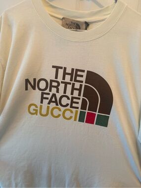 Gucci x The North Face Oversize Beige T-shirt